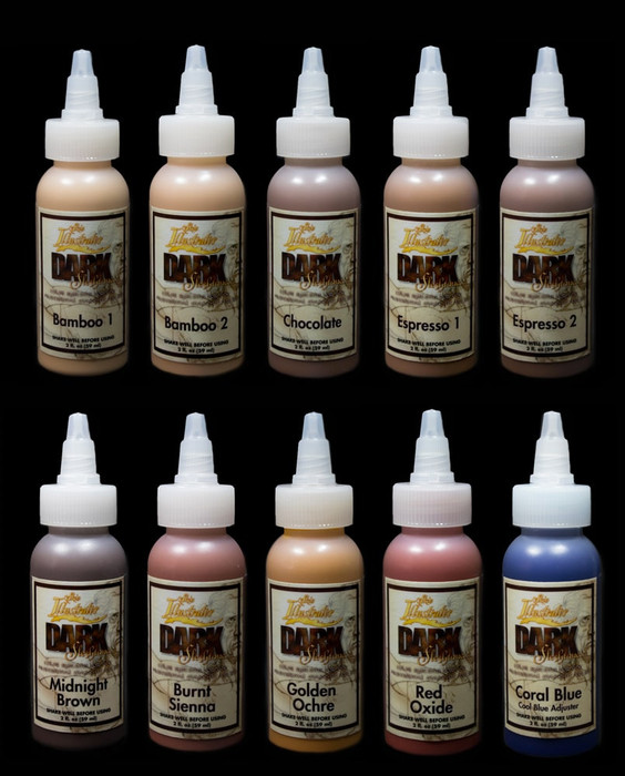 Premiere Products Skin Illustrator Dark Flesh Tone Liquids. Sold by Norcostco.