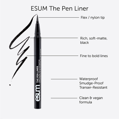 ESUM Liquid Pen Liner Black