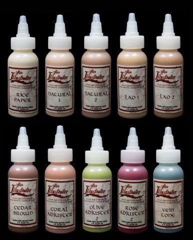 Premiere Products Skin Illustrator Flesh Tone Liquids. Sold by Norcostco.