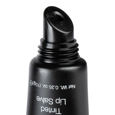 Very Terri Tinted Lip Salve (close up of applicator tip). Sold by Norcostco.