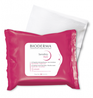 Bioderma Sensibio H20 Wipes. Sold by Norcostco.