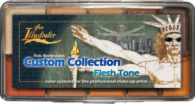 Premiere Products Skin Illustrator NYU Custom Flesh Tone Palette. Sold by Norcostco.