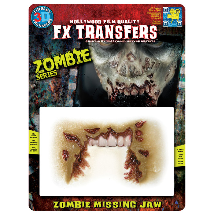 3D FX Transfer Zombie Missing Jaw