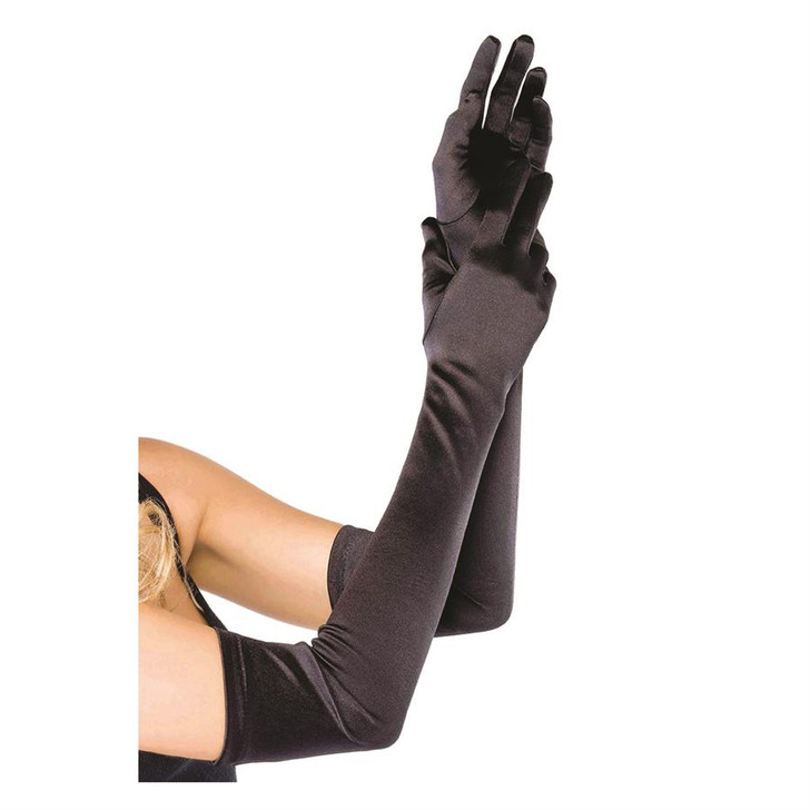 Extra Long Satin Gloves - Norcostco