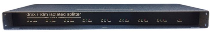 Doug Fleenor Design Seven Output DMX/RDM Isolated Splitter Model 127-3