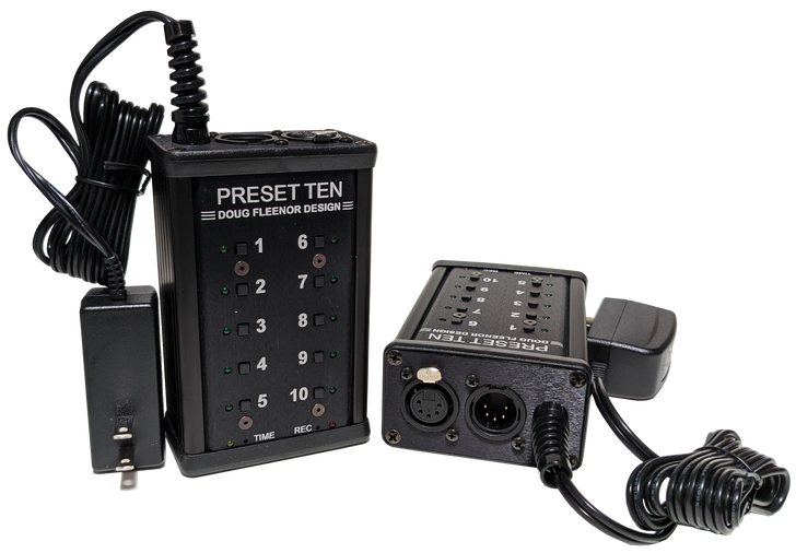 Doug Fleenor Design Preset 10 Portable with Push On/Off Software