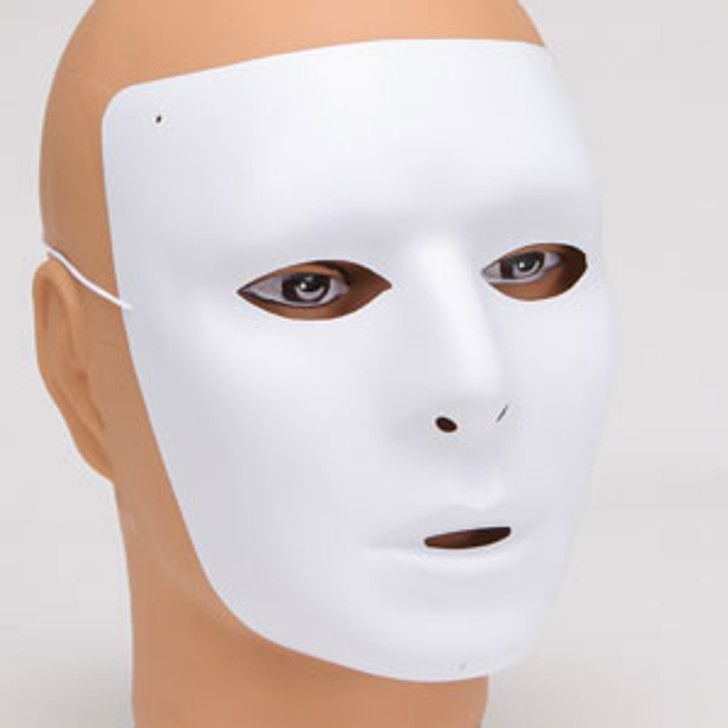 Disguise Blank Male Mask, White, OS
