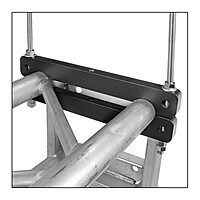 The Mega-Truss Pick for threaded rod shown suspending truss.