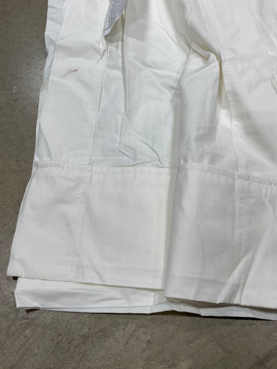 FR WHT Muslin Drop 0% F Seamed 20' H x 10'W