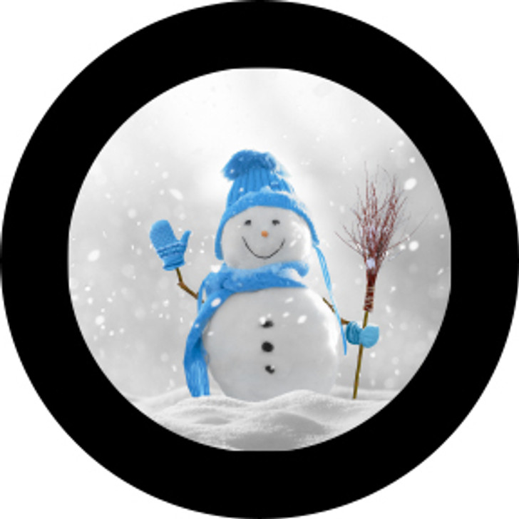 Happy Snowman - Rosco Glass Gobo #86810
