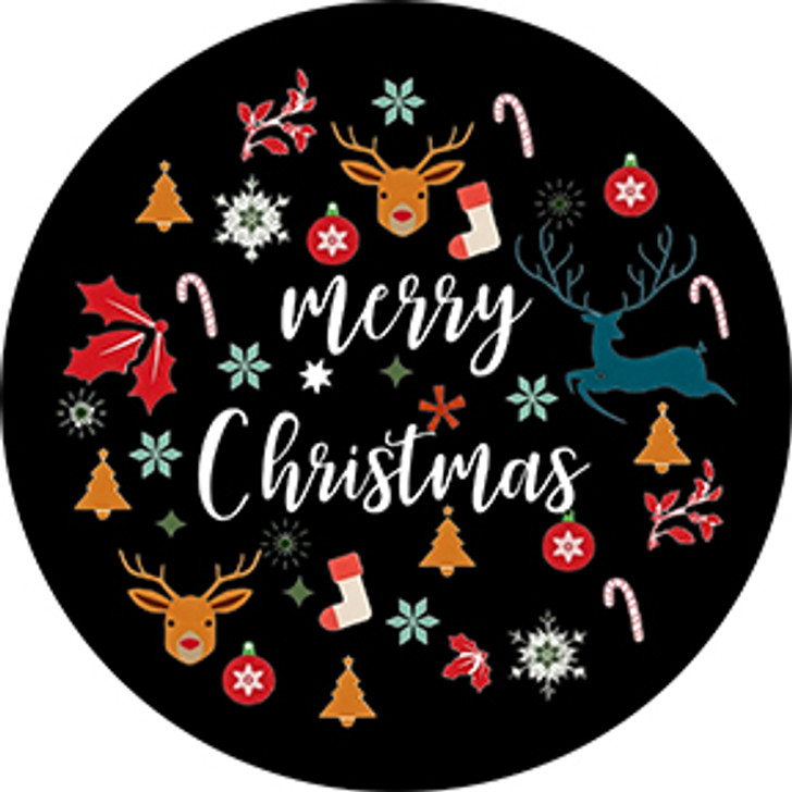 Merry Christmas All Around - Rosco Glass Gobo #86819
