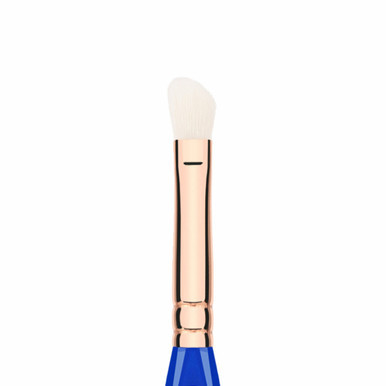 Bdellium Tools Golden Triangle Small Angled Shader Brush 765 (close up, angle). Sold by Norcostco.