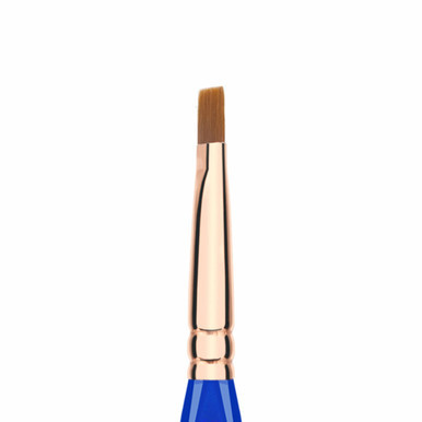 Bdellium Golden Triangle Square Lip Brush 546 (close up, angle). Sold by Norcostco.