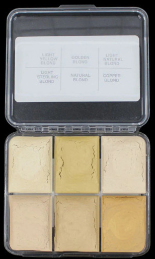 PPI Skin Illustrator Hair Warm Blonde Palette