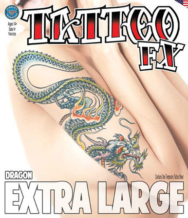 Tinsley Transfers XL Tattoo - Dragon XL