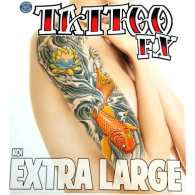 Tinsley Transfers XL Tattoo - Koi XL