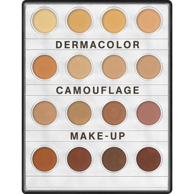 Kryolan Dermacolor Camouflage Creme Mini-Palette 16 Colors