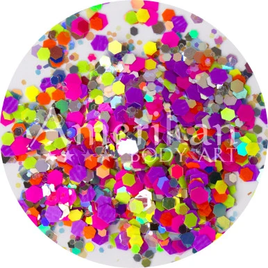 Amerikan Body Art  UV Chunky Glitter