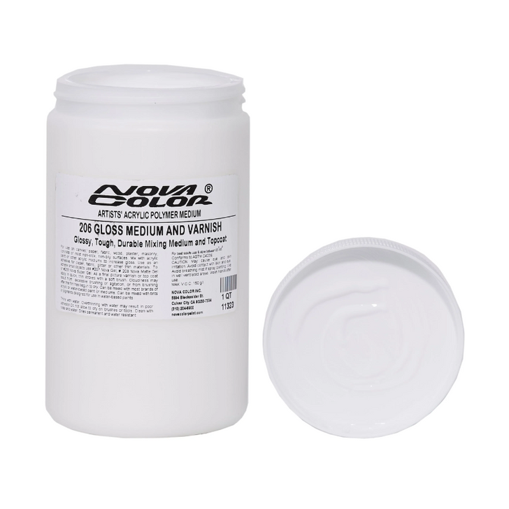 Novacolor #206 Gloss Medium Varnish - 1gal