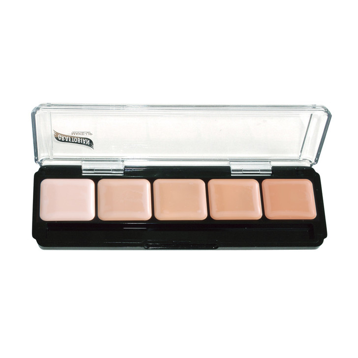 Graftobian HD Pro Powder Foundation Palette, (Warm)