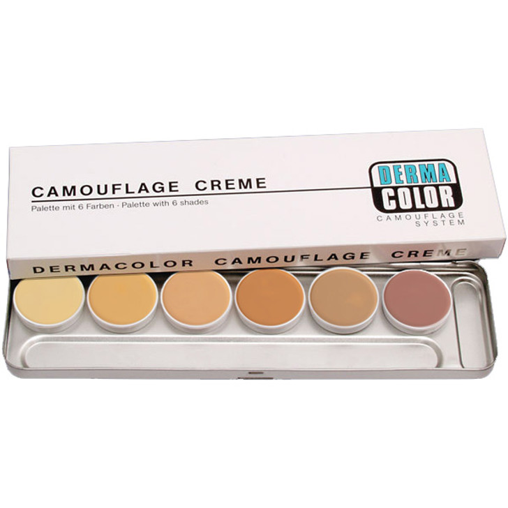 Kryolan Dermacolor Camouflage Cream Palette 6 Colors - H