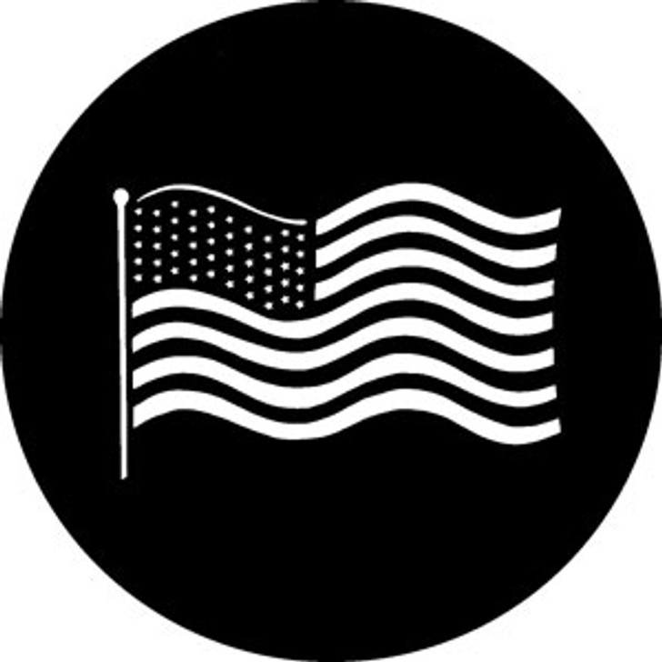 Waving U.S. Flag - Rosco Gobo #77122
