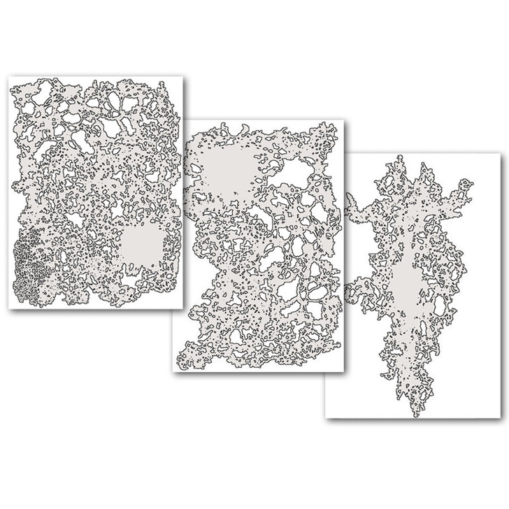 Artool Texture FX Freehand Airbrush Templates| Size| Set of 3 Mini Series