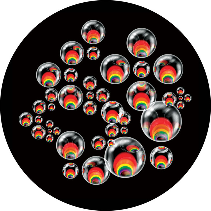 Rainbow Bubbles - Apollo Glass Gobo #CS-0094