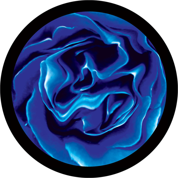 Blue Silk Rose - Apollo Glass Gobo #CS-0180