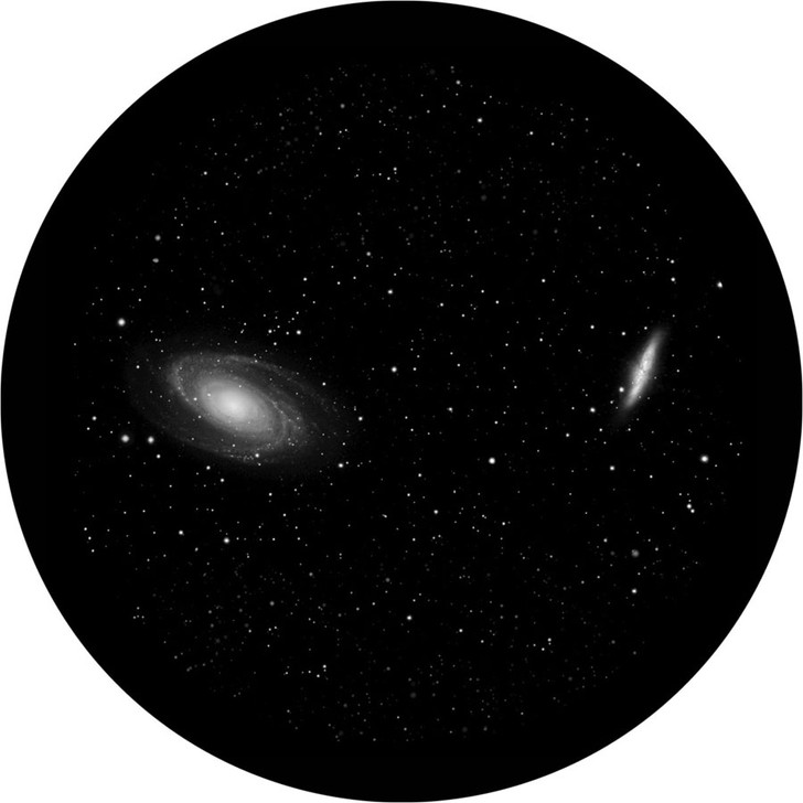 Dual Galaxies - Apollo Glass Gobo #SR-0105