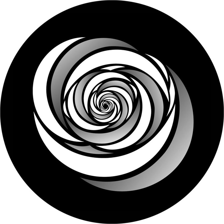 Swirl Tunnel Variation - Apollo Glass Gobo #SR-0130