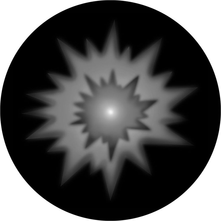 Aperture Starburst - Apollo Glass Gobo #SR-2102