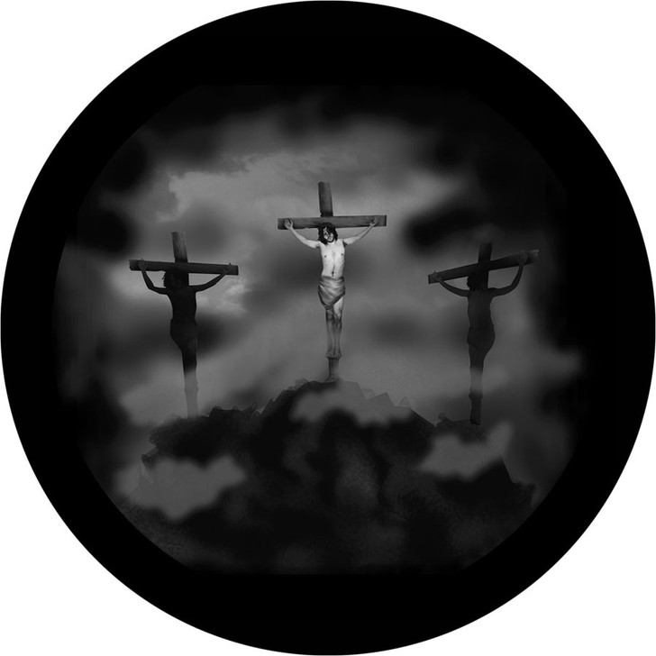 Jesus Three Crosses - Apollo Glass Gobo #SR-2504