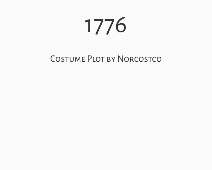 1776 Costume Plot | by Norcostco