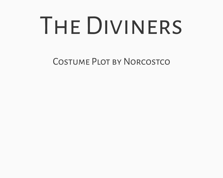 The Diviners Costume Plot | by Norcostco