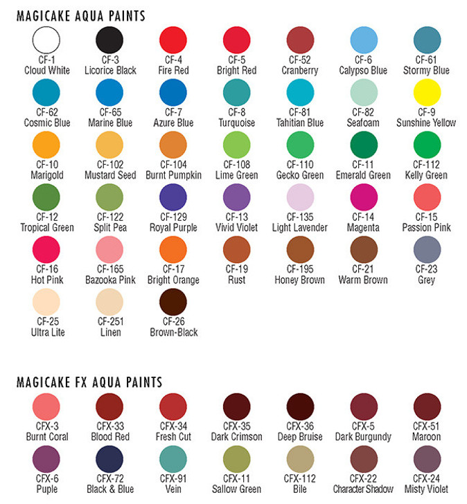 Ben Nye MagiCake Aqua Paints LA Large .77oz/22gm