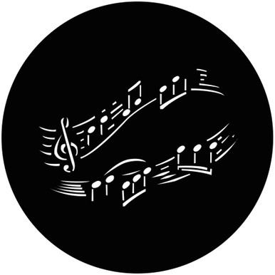 Musical Gobos Music - GAM Gobo #302. - Norcostco
