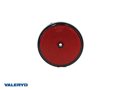 Round reflector Radex Ø80 red with screw hole  [3160164]