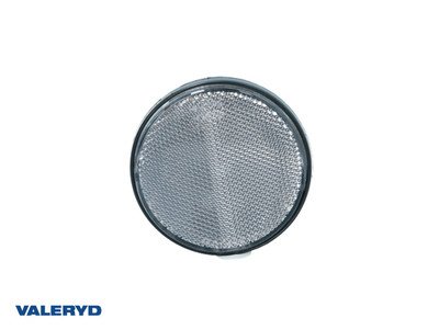 Round reflector Radex Ø80 mm white with screws [3160163]