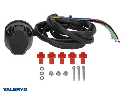 Trailer socket 7-pin cable 1.5 m