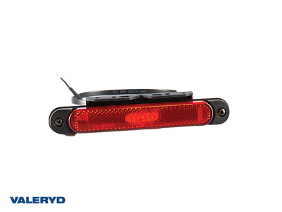 LED Position light Valeryd red with reflector 12-36V 0,5m cable and holder    LED Position light Valeryd red with reflector 12-36V 0,5m cable and holder