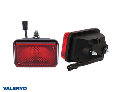 Position light WAŚ 136x86x82 red, 0,18 m Cable