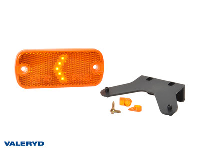 LED Side marking light WAŚ R/L 105,4x67,5x33,8 yellow 230mm Cable with rubber bracket LED Side marking light WAŚ R/L 105,4x67,5x33,8 yellow 230mm Cable with rubber bracket