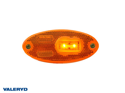 LED Side marking light WAŚ R/L 102x46x12 yellow 220mm Cable