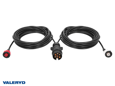 Wiring harness RADEX 7-pin 8 m with 5-pole bayonet