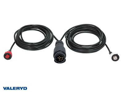 Wiring harness RADEX 13-pin 5.5 m with 5-pole bayonet