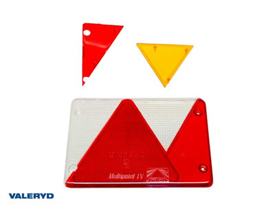 Spare lens Aspöck Multipoint 4 Tail light, Right 200x136x59 with no. plate light (for 3010049)