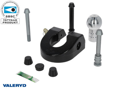 Trailerlock CombiLock 77,5mm black, Lock bolt 12 mm [6689403]