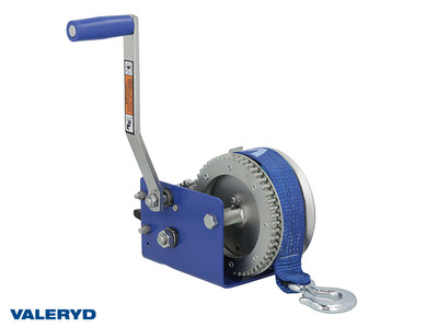 Winch VALERYD 3200lbs/1450kg Including strap 50mm x 6m