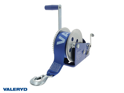 Winch VALERYD 2500lbs/1100kg Including strap 50mm x 10m [6772250]